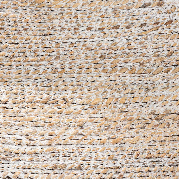 Bali & Pari Harlow Handwoven Seagrass Mango Wood Dining Chair for Bohemian Rooms