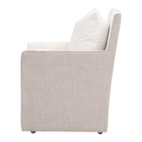 Essentials for Living Harmony Arm Chair with Casters LiveSmart Peyton-Pearl, Performance Bisque French Linen