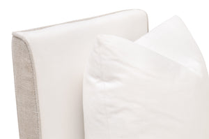 Essentials for Living Harmony Arm Chair with Casters LiveSmart Peyton-Pearl, Performance Bisque French Linen