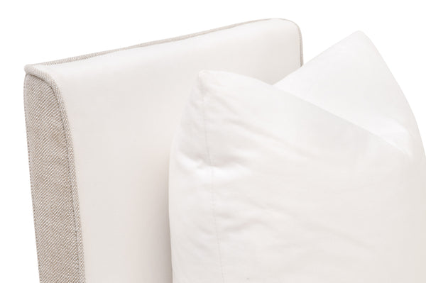 Essentials for Living Harmony Arm Chair with Casters LiveSmart Peyton-Pearl, Performance Bisque French Linen