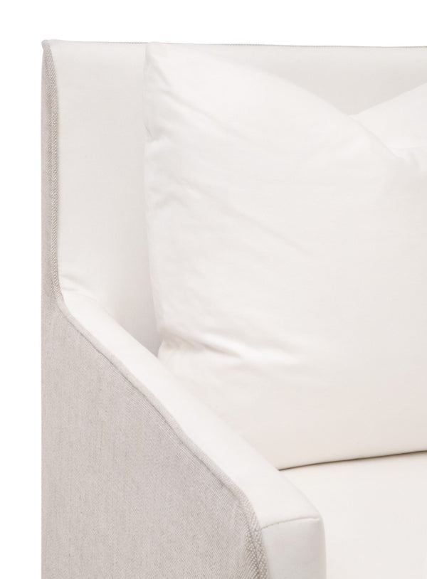 Essentials For Living Harmony Arm Chair With Casters - Timeless Two-tone Design, Luxurious Comfort, And Easy Mobility   6492up.Lpprl/Bis