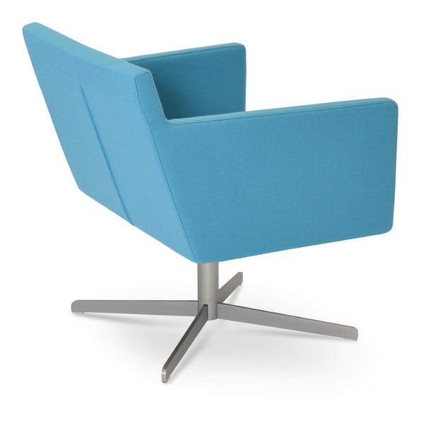 Soho Concept Harput Swivel Armchair In Deep Maroon Camira Era Fabric – 10-year Guarantee & Stylish Design Turquoise  Soho-concept-dining-chair-12047