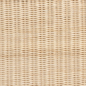 Bali & Pari Haybourne Handwoven Rattan Wingback Dining Chairs with Mango Wood Legs Set