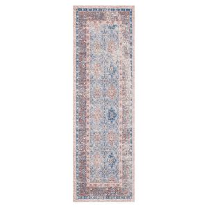 Hazega Blue/rose 2' 4" x 8' Area Rug Karastan Rugs