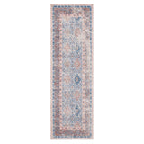 Hazega Blue/rose 2' 4" x 8' Area Rug Karastan Rugs