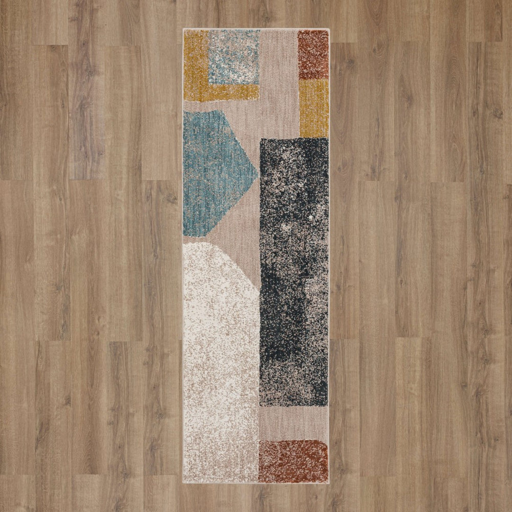 Karastan Rugs Rendition by Stacy Garcia Home Helix Machine Woven Triexta Area Rug Sedona 2' 4" x 7' 10"