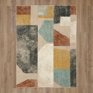 Karastan Rugs Rendition by Stacy Garcia Home Helix Machine Woven Triexta Area Rug Sedona 9' 6" x 12' 11"