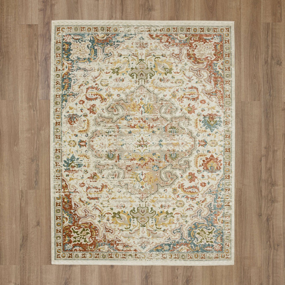 Karastan Rugs Memento Heritage Machine Woven Polyester Traditional Area Rug Multi 10' x 14'