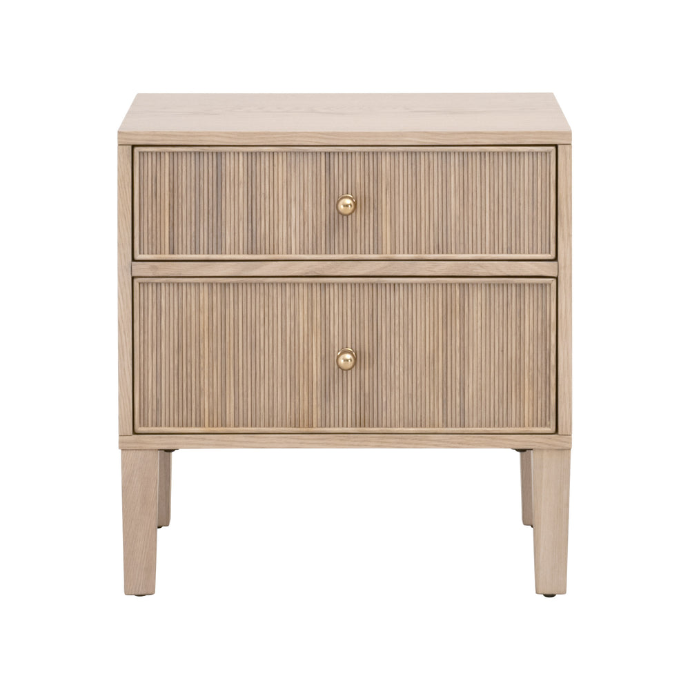 Essentials for Living Highland 2-Drawer Nightstand Natural Oak