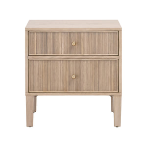 Essentials for Living Highland 2-Drawer Nightstand Natural Oak