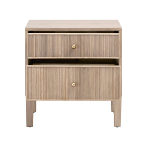 Essentials for Living Highland 2-Drawer Nightstand Natural Oak