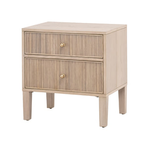 Essentials for Living Highland 2-Drawer Nightstand Natural Oak