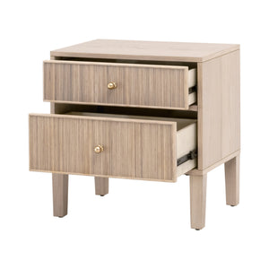 Essentials for Living Highland 2-Drawer Nightstand Natural Oak