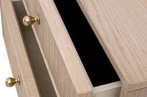 Essentials for Living Highland 2-Drawer Nightstand Natural Oak