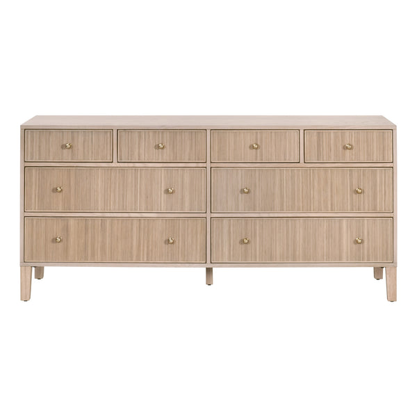 Essentials for Living Highland 8-Drawer Double Dresser Natural Oak