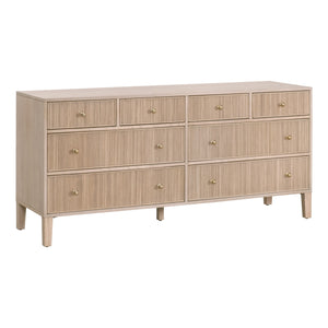 Essentials for Living Highland 8-Drawer Double Dresser Natural Oak