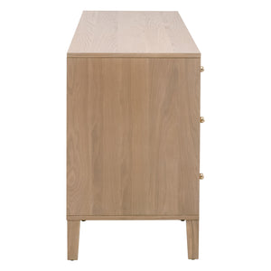 Essentials for Living Highland 8-Drawer Double Dresser Natural Oak