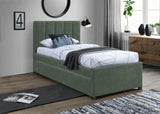 Hudson Green Vegan Leather Twin Trundle Bed HudsonGreen-T Meridian Furniture