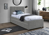 Hudson Grey Vegan Leather Twin Trundle Bed HudsonGrey-T Meridian Furniture