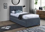 Hudson Navy Vegan Leather Twin Trundle Bed HudsonNavy-T Meridian Furniture