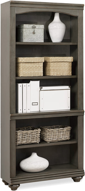 Oxford Peppercorn Open Bookcase I07-333-PEP Aspenhome