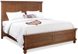Oxford Whiskey Brown Queen Bed Panel Storage I07-412-WBR,I07-402-WBR,I07-403D-WBR Aspenhome