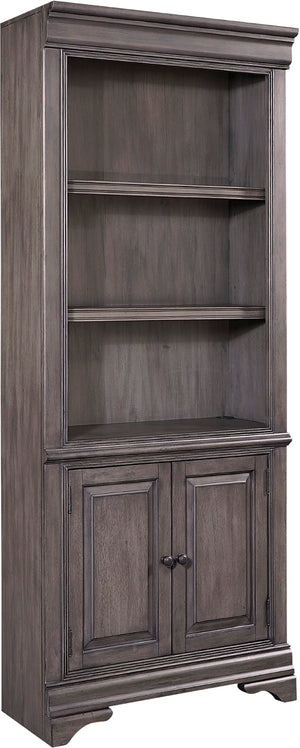 Sinclair Ash Grey Door Bookcase I224-332 Aspenhome