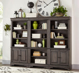 Sinclair Ash Grey Door Bookcase I224-332 Aspenhome