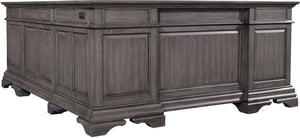 Sinclair Ash Grey L-Shaped Desk I224-308,I224-307 Aspenhome