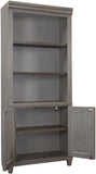 Caraway Aged Slate Door Bookcase I248-332-SLT-1 Aspenhome