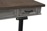 Caraway Aged Slate 60" Lift Desk I248-360T-SLT-1,IUAB-301-1 Aspenhome