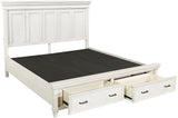 Caraway Aged Ivory California King Bed Panel Storage I248-410-1,I248-415-1,I248-407D-1 Aspenhome