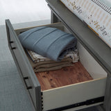 Caraway Aged Slate King Bed Panel Storage I248-415-SLT-1,I248-406-SLT-1,I248-407D-SLT-1 Aspenhome