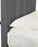 Caraway Aged Slate King Bed Panel Storage I248-415-SLT-1,I248-406-SLT-1,I248-407D-SLT-1 Aspenhome