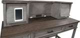 Caraway Aged Slate Pedestal Desk and Return I248-308-SLT-1,I248-307-SLT-1,I248-307H-SLT-1 Aspenhome