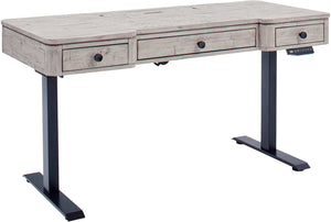 Universal Adjustable Desk Base Black 60" Lift Desk IUAB-301-1,I256-360T Aspenhome