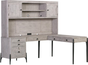 Zane Parchment Modular Desk I256-3064,I256-3025,I256-3078,I256-3030 Aspenhome