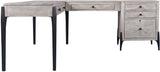 Zane Parchment Modular Desk I256-3064,I256-3025,I256-3078,I256-3030 Aspenhome