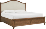 Hensley Honey California King Bed Upholstered Non Storage I3002-410,I3002-407,I3002-425 Aspenhome