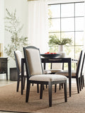 Sutton Dining Side Chair w/ Uph Seat - Set of 2 French Roast I3048-6620S Aspenhome