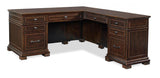 Weston Brown Ale L-Shaped Desk I35-308,I35-307-1 Aspenhome