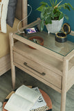 Shiloh Champagne 1 Drawer Nightstand I430-451N Aspenhome