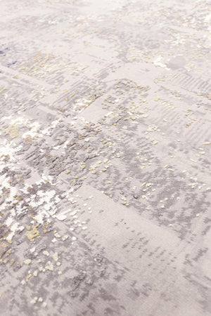 Modern Hand-Loomed Silk & Wool Area Rug - Elevate Your Space with Luxurious Elegance & Comfort