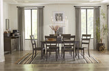 Blakely Sable Brown Dining Table & Chairs I540-6600S,I540-6600S,I540-6600S,I540-6600S,I540-6050 Aspenhome