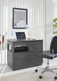 Preston Urbane Grey Workstation Combo File w/ Lift Top I597-380 Aspenhome