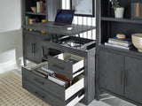 Preston Urbane Grey Workstation Combo File w/ Lift Top I597-380 Aspenhome