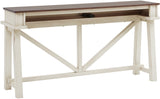 Pinebrook Prairie White Console Bar Table I629-9151-PRW Aspenhome