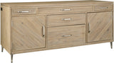 Maddox Biscotti Credenza Desk I644-316 Aspenhome