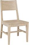 Maddox Dining Side Chair w/ Wood Seat - Set of 2