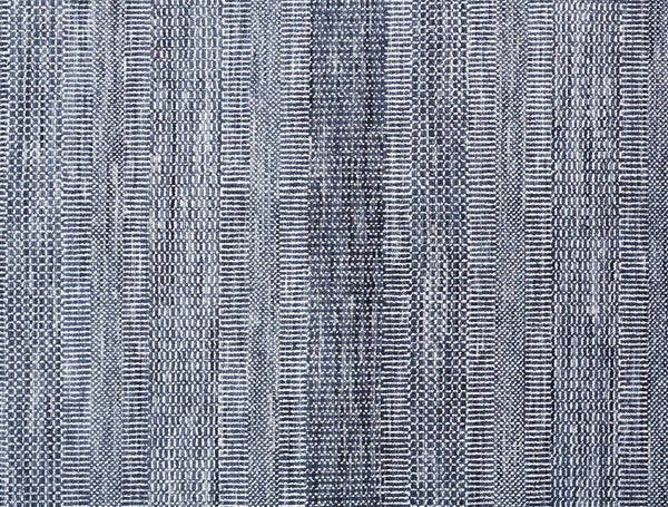 Feizy Rugs Janson Hand Knotted Wool Viscose Round Rug with Striped High Low Texture for Living Rooms I92I6062NVYSLVN80